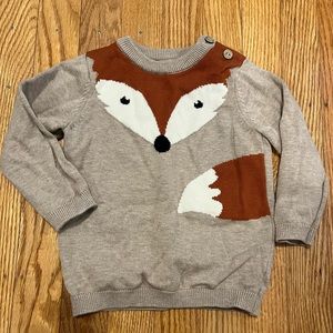 H&M baby fox sweater size 6-9 months
